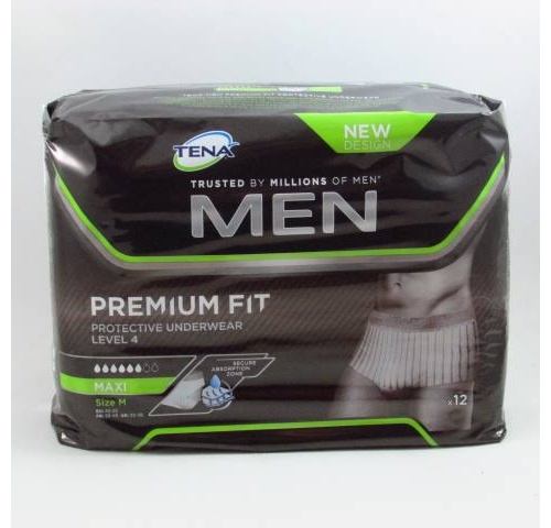 Tena men protective underwear - calzoncillo absorb inc orina (talla m 12 u)