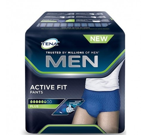 Absorb inc orina dia anat - tena men pants active fit (mediano 9 u)