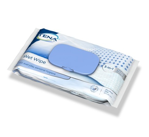 Tena proskin plastic free wet wipes (48 toallitas)