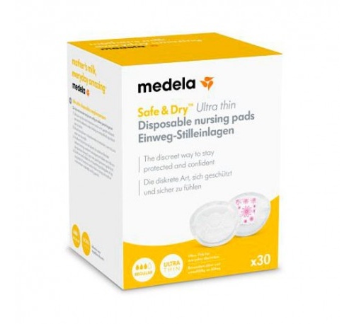 Discos absorbentes desechables - safe & dry ultra thin (30 u)