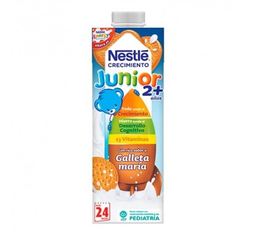 Nestle junior crecimiento galleta 3 años (1 brick 1000 ml)