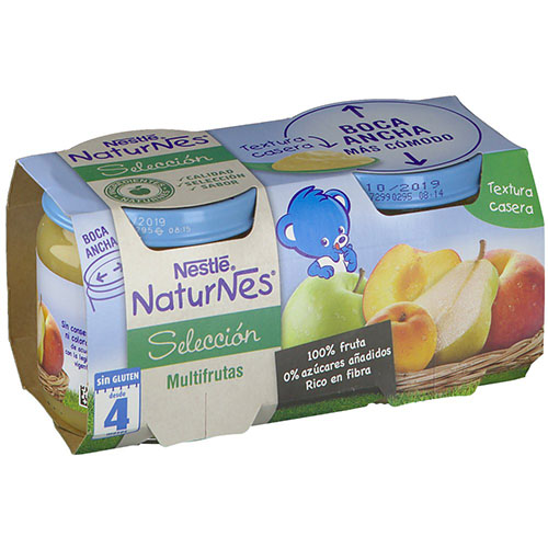 Nestle naturnes seleccion multifrutas (200 g 2 u)