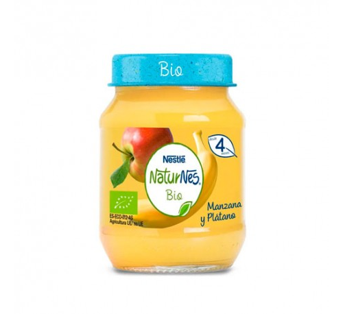 Nestle naturnes bio manzana y platano (190 g)