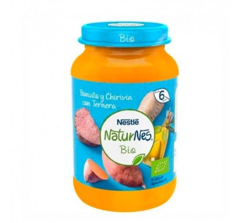 Nestle naturnes bio boniato y chirivia con ternera (190 g)
