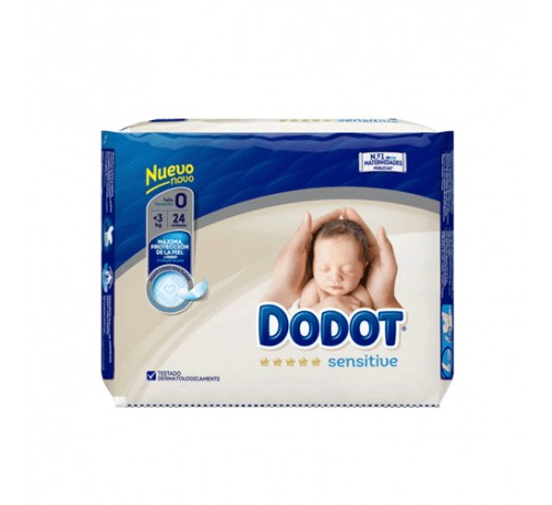 PAÑAL INFANTIL (T- 0 <3 KG 24U)