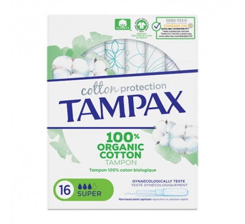 Tampax cotton protection (super 16 u)