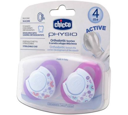 CHICCO CHUP STRO SIL 4M+ 2 U