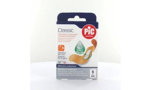 Pic classic con bactericida - aposito adhesivo (dedos 60 u)