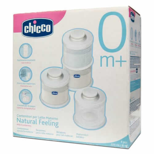 Contenedores para leche materna 0% bisfenol - chicco step up family (4 u)