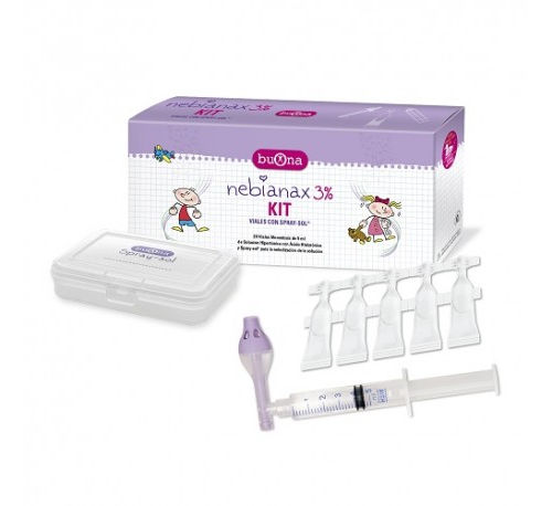 Nebianax 3% kit (20 viales 5 ml + spray-solucio)