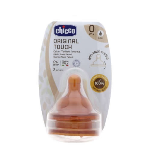 Tetina caucho - chicco original touch (0m+ flujo lento)