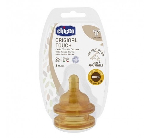 Tetina caucho - chicco original touch (6m+ flujo rapido)