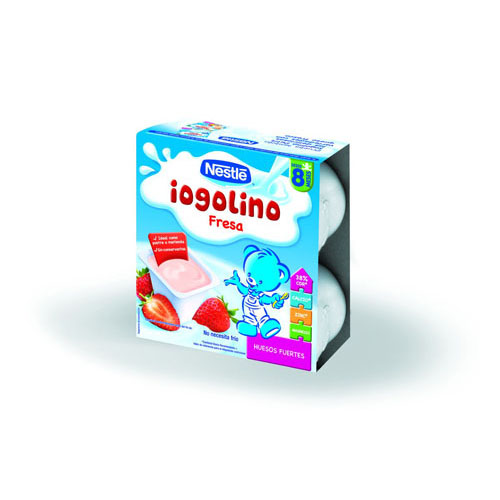 NESTLE POSTRE LACTEO (FRESA 100 G 4 U)
