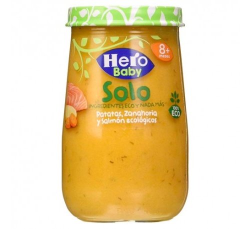Hero baby solo patatas zanahoria y salmon (190 g)