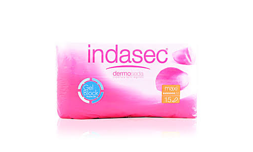 Indasec maxi compresa perdidas leves (bolsa 15 compresas)