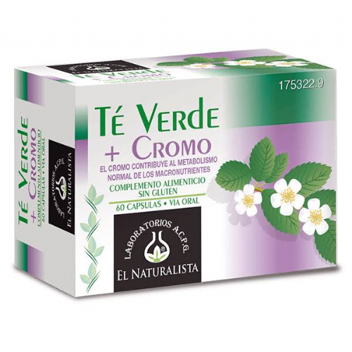 TE VERDE + CROMO EL NATURALISTA (60 CAPS)