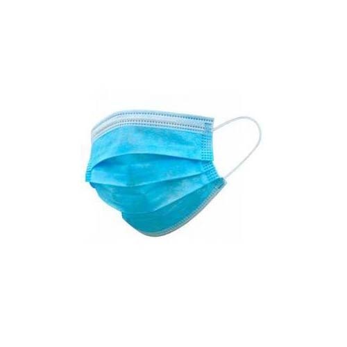 Mascarilla quirurgica infantil con gomas - naturcare kids (50 unidades azules)