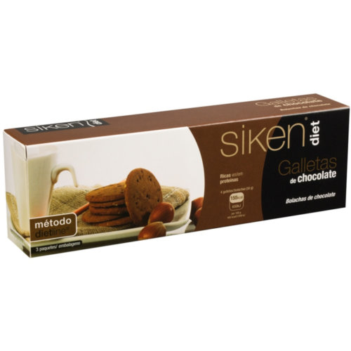 Siken diet galletas de chocolate (15 galletas)