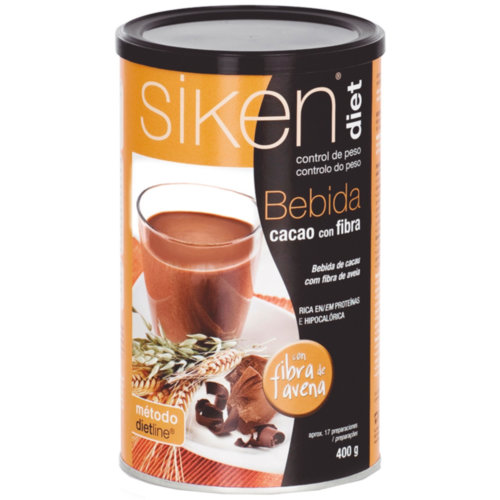 Siken diet bebida de cacao con fibra (400 g)
