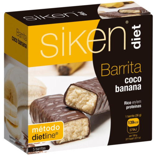 Siken diet barrita coco banana (5 bar 36 g)