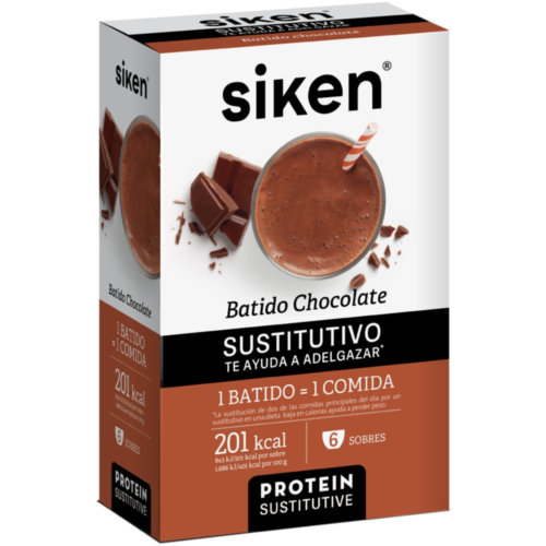 Siken protein sustitutive batido (chocolate 6 sobres)