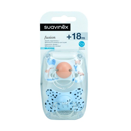 Chupete silicona t fisiologica - suavinex fusion (+18 m 2 u)