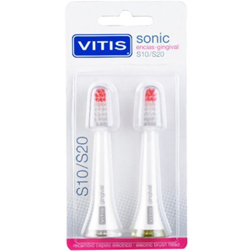 Cepillo dental electrico - vitis sonic s10 / s20 encias (2 unidades cabezal recambio)