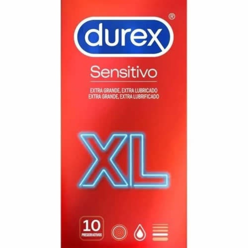Durex sensitivo xl - preservativos (10 u)