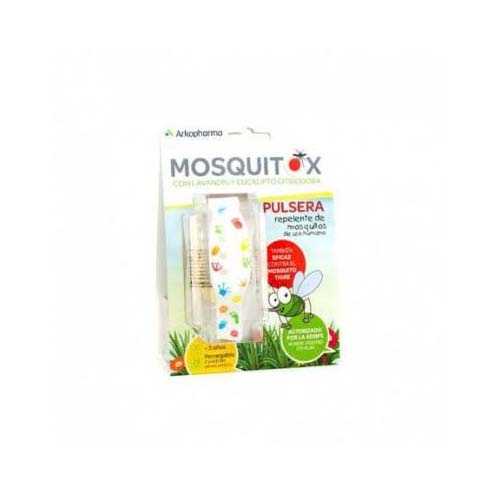 Mosquitox pulsera repelente de mosquitos niños (2 pastillas)