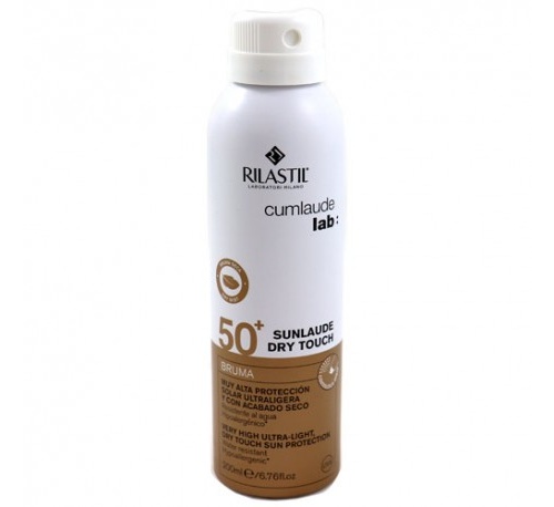 Rilastil cumlaude lab: sunlaude spf+50 - dry touch (1 envase 200 ml)
