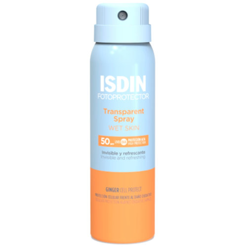 Isdin fotoprotector transparent spray wet skin spf 50 (1 envase 100 ml)