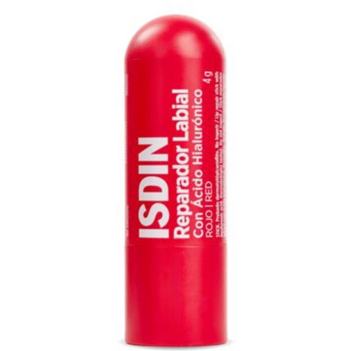 Isdin reparador labial  1 stick 4 g color rojo