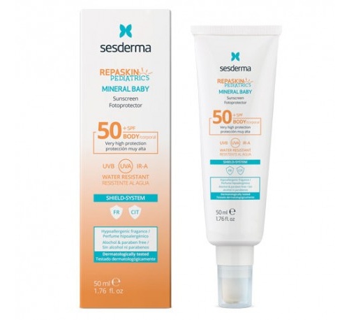 Repaskin pediatric mineral baby fotoprotector spf50 (1 envase 50 ml)