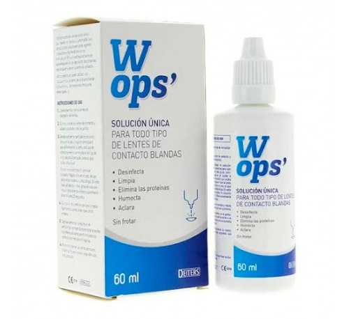 Wops solucion unica lentes de contacto blandas (60 ml)