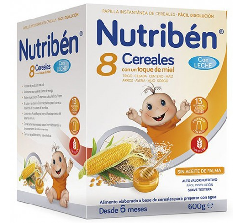 NUTRIBEN 8 CER LECHE ADAP 600
