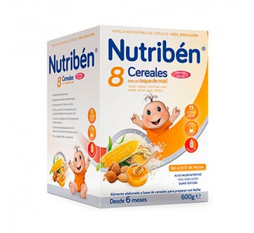 NUTRIBEN 8 CER MIEL FRUTOS 600