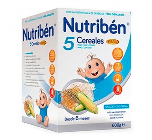 NUTRIBEN 5 CER FIBRA 600 G