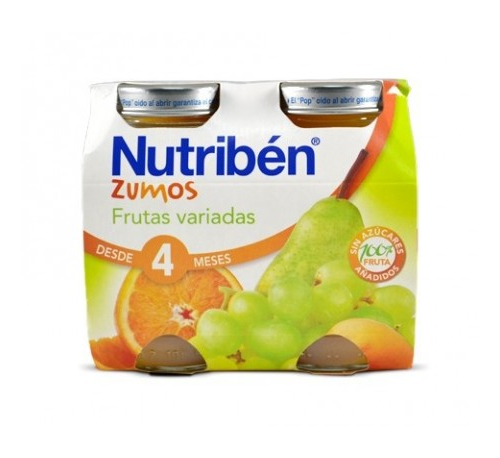 NUTRIBEN ZUMO FRUT VARIA 2X130