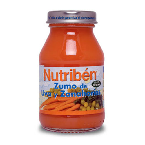 NUTRIBEN ZUMO UVA ZANAH 2X130