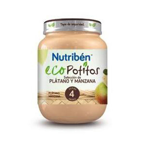 Nutriben eco seleccion platano y manzana (potito inicio 130 g)