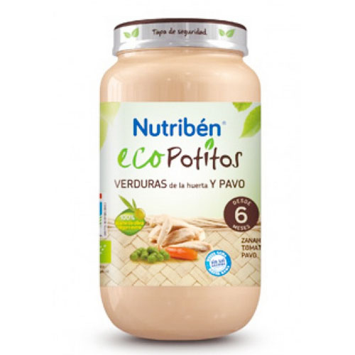 Nutriben eco seleccion verduras de huerta c pavo (potito junior 200 g)