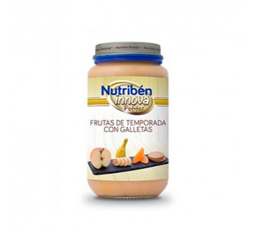 Nutriben innova frutas de temporada con galleta (potito 235 g)