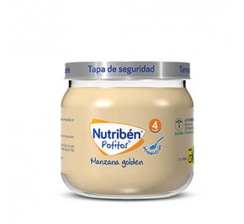 Nutriben potito inicio a la fruta - manzana golden (120 g)