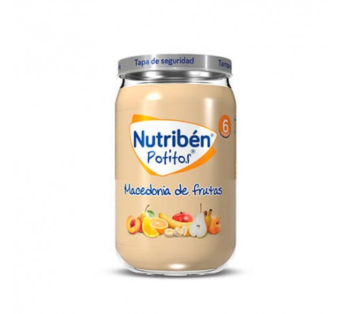 Nutriben macedonia de frutas (potito 235 g)