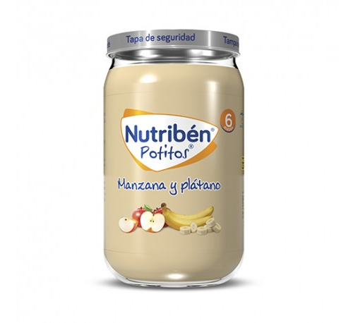 Nutriben manzana y platano (potito 235 g)