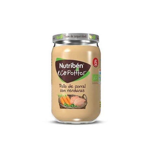 Nutriben ecopotitos verduras de la huerta - con pollo del corral (235 g)