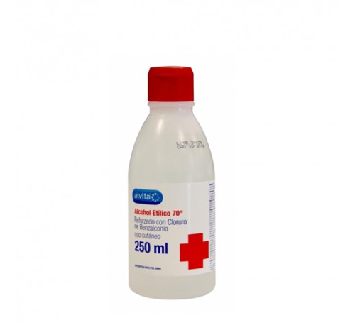 ALVITA ALCOHOL ETILIC 70 250ML