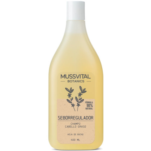 Mussvital botanics champu seborregulador para cabello graso (1 envase 400 ml)