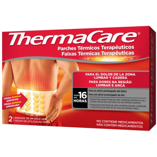 Thermacare parche termico zona lumbar cadera (2 parches)