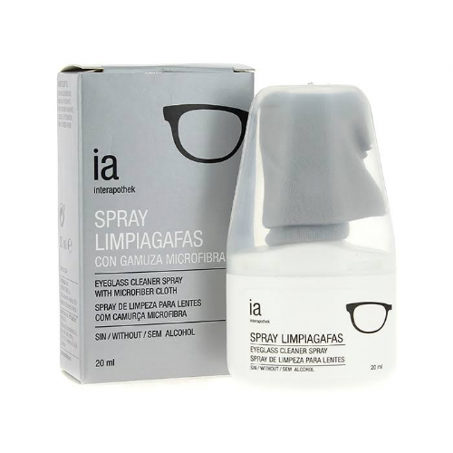Interapothek limpiagafas 20 ml spray+gamuza